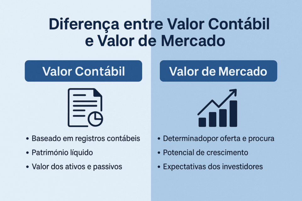 Diferença entre Valor Contábil e Valor de Mercado: Entenda o que Realmente Importa no Valuation