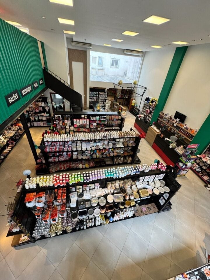 Estoque de Artigos de Festa e Estrutura para fazer Balões Personalizados