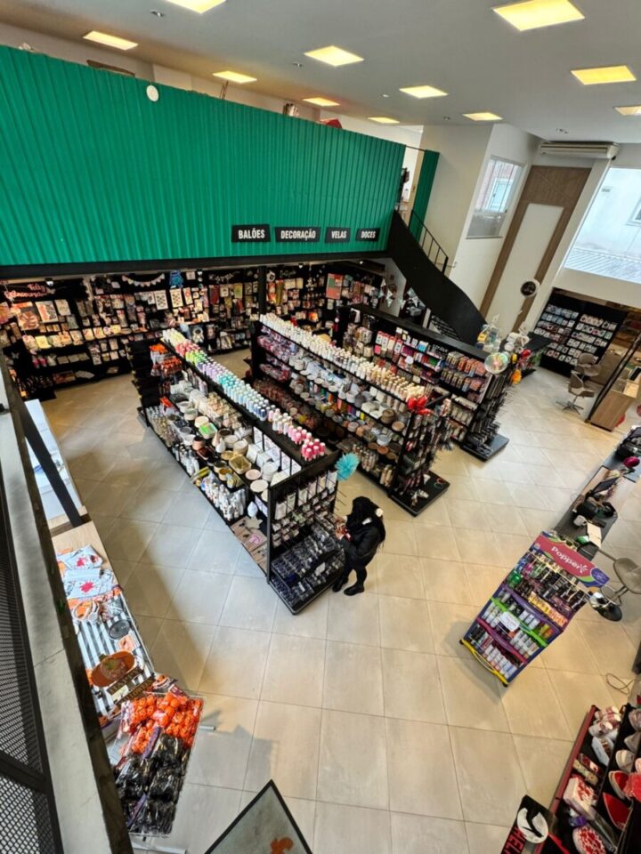 Estoque de Artigos de Festa e Estrutura para fazer Balões Personalizados