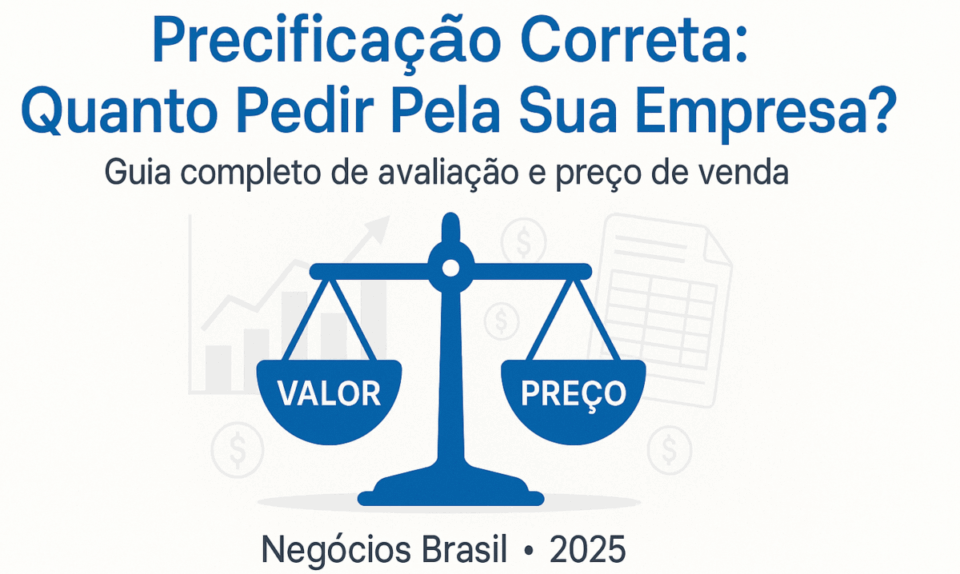 Precificação Correta: Quanto Pedir Pela Sua Empresa?
