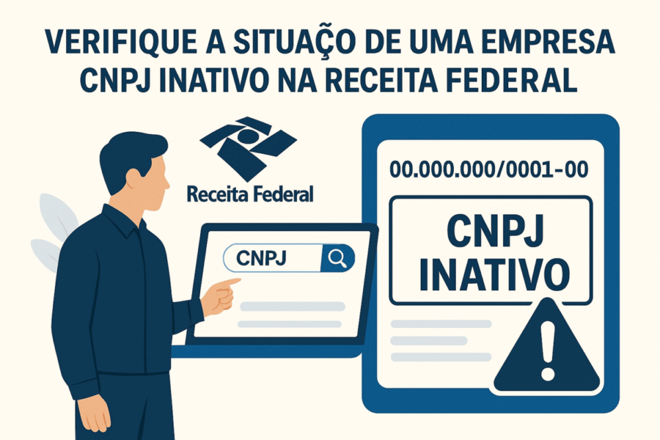 Como verificar a situação de uma empresa com CNPJ inativo na Receita Federal antes de comprar
