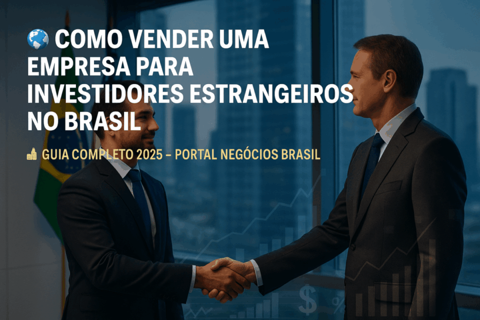 🌎 Como vender uma empresa para investidores estrangeiros no Brasil [Guia 2025]