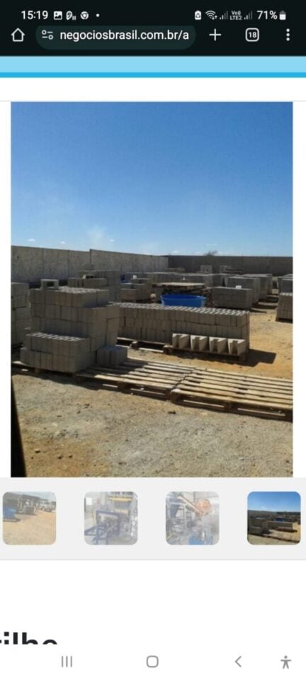 __Industria de Artertefatos de Cimento, ÚNICA DA CIDADE OU SEJA, SEM CONCOR