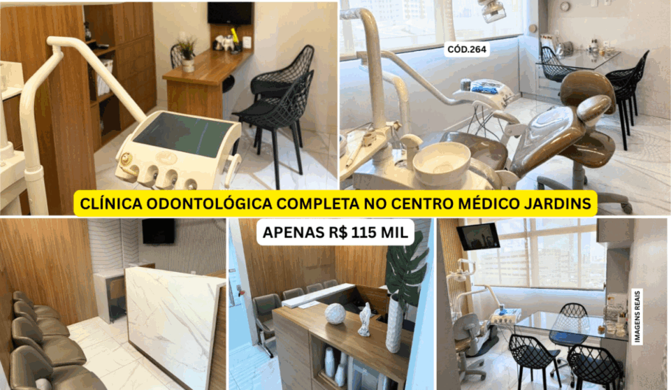 Cód264 – Clínica Completa à Venda no Centro Médico Jardins