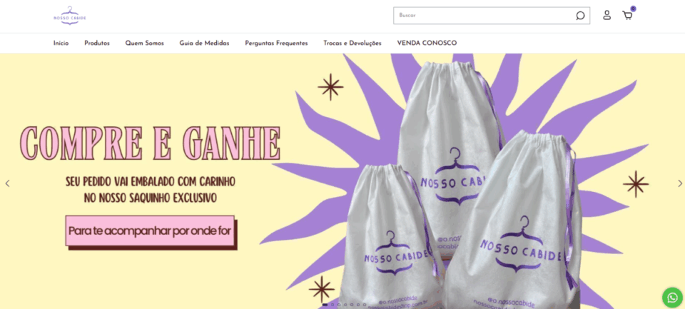 Ecommerce Brechó – Marca Consolidada 100 online