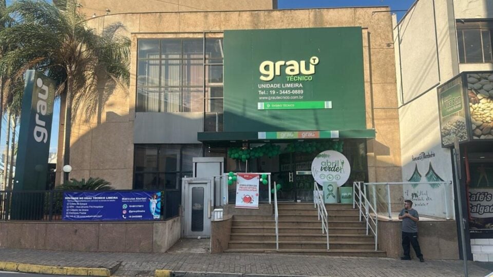 Repasse Franquia Rede de Ensino Grau Técnico – Unidade  Limeira – SP