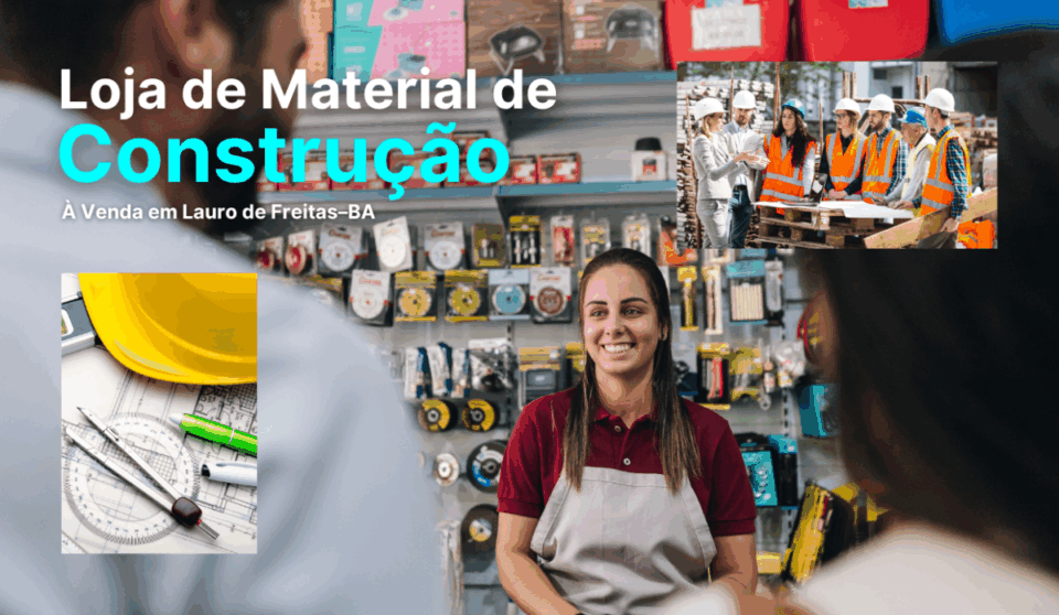 Cód261 – Loja de Material de Construção à Venda em Lauro de Freitas–BA
