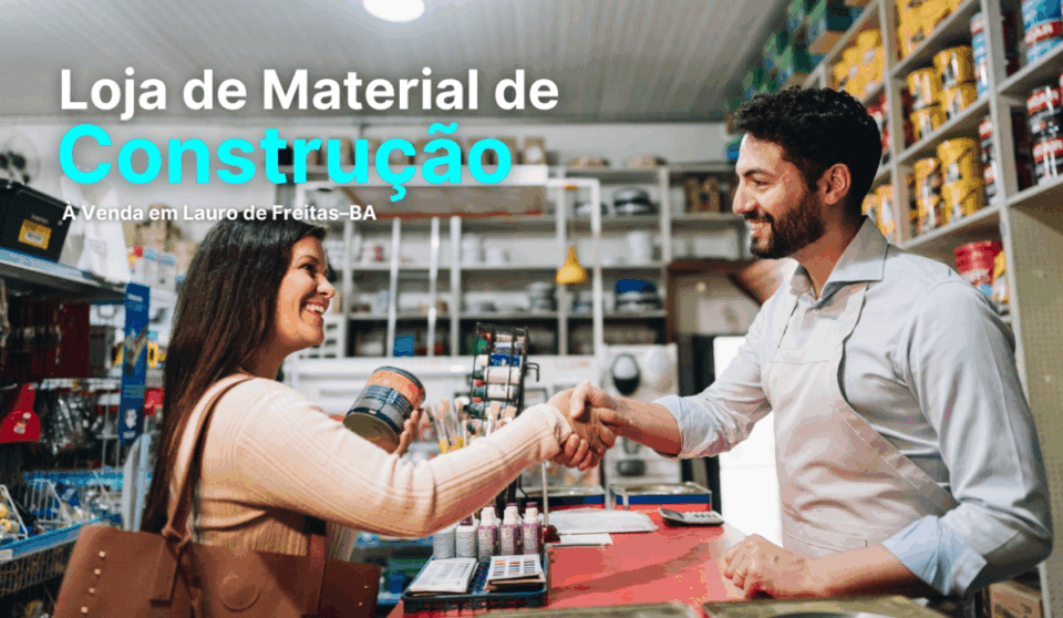 Cód261 – Loja de Material de Construção à Venda em Lauro de Freitas–BA