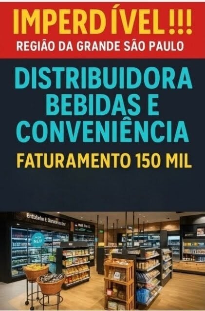 REPASSO DISTRIBUIDORA DE BEBIDAS E CONVENIÊNCIA COM FATURAMENTO R150MIL