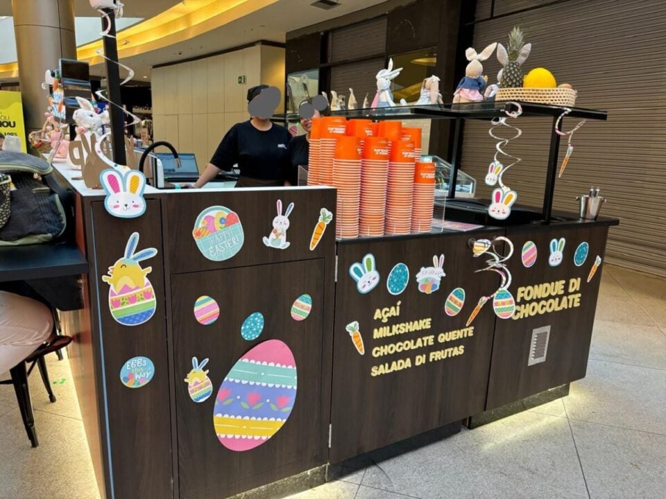 REPASSE – QUIOSQUE FABRÍCA DE CHOCOLATE – SHOPPING METROPOLITANO