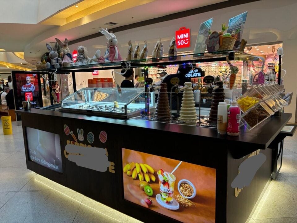 REPASSE – QUIOSQUE FABRÍCA DE CHOCOLATE – SHOPPING METROPOLITANO