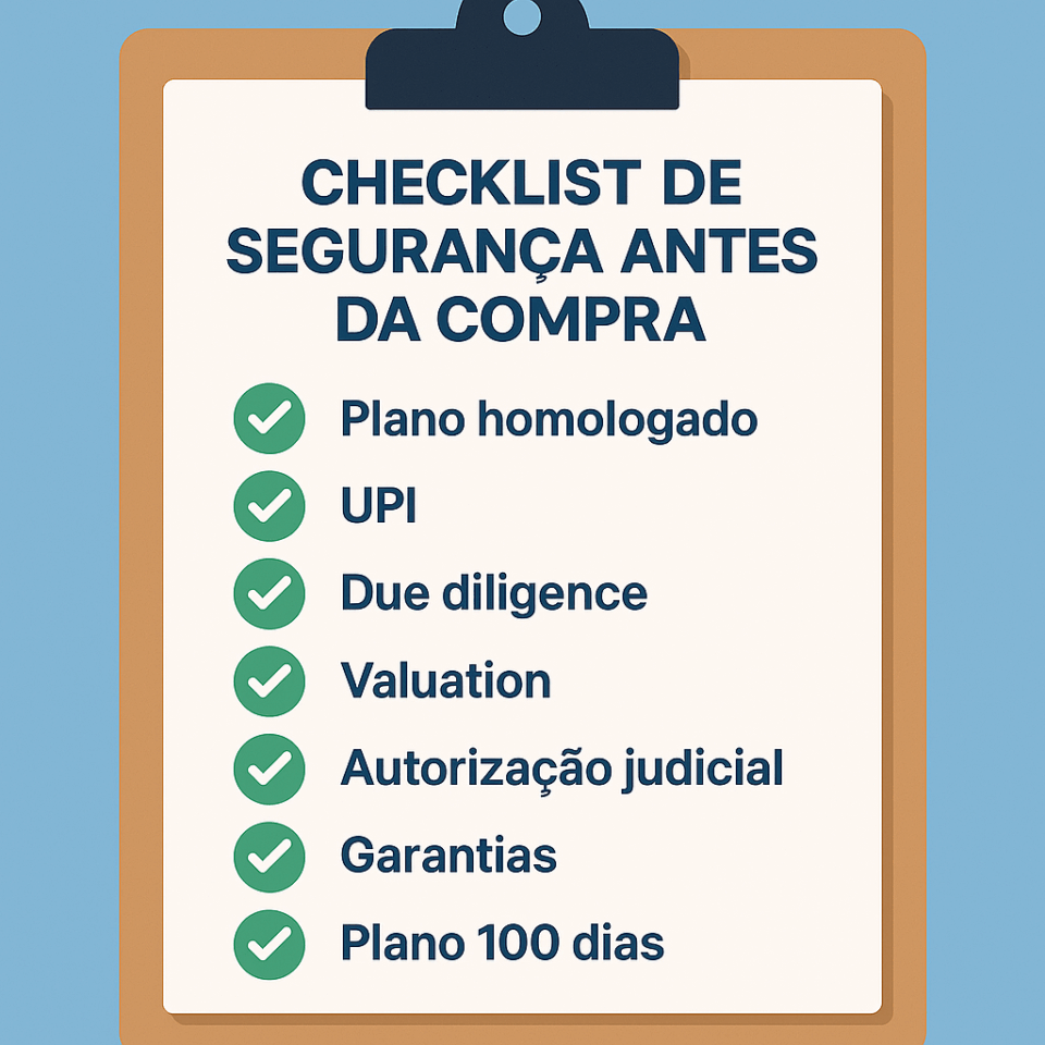 comprar uma empresa em recuperação judicial