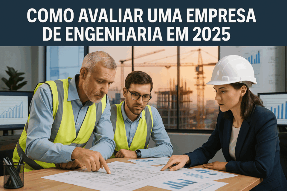 🏗️Como avaliar uma empresa de engenharia (serviços e obras)