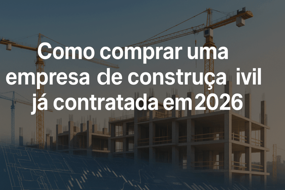Como comprar uma empresa de construção civil já contratada em 2026 (guia completo e atualizado)
