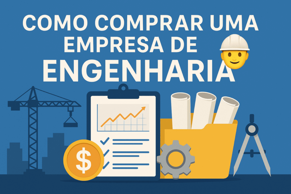 Como Comprar uma Empresa de Engenharia (Civil, Elétrica ou Mecânica) em 2025