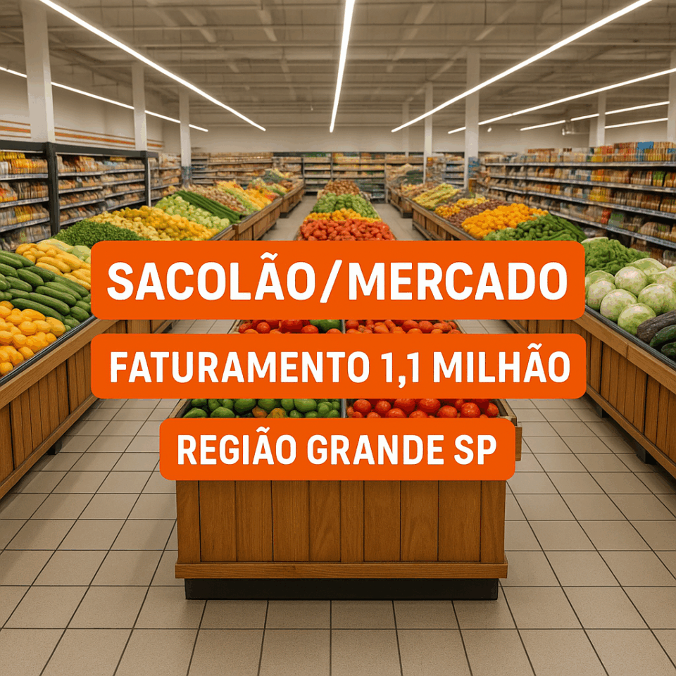 REPASSO SACOLÃO/MERCADO LUCRO 90000