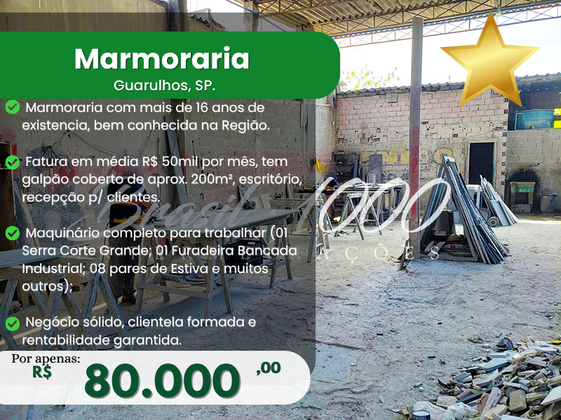 Marmoraria em Guarulhos, SP Cod 114049