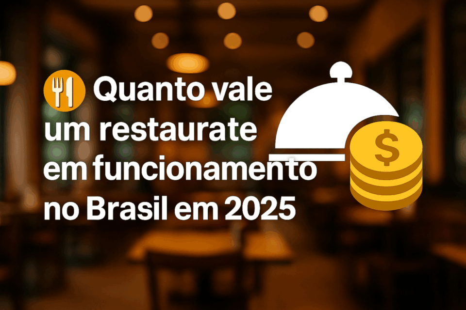 🍽️Quanto vale um restaurante em funcionamento no Brasil em 2025?