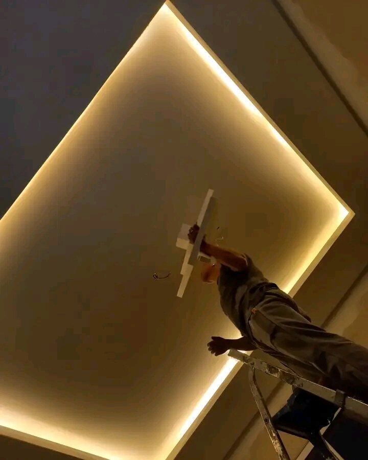 Mais gesso forros decorados eletrica