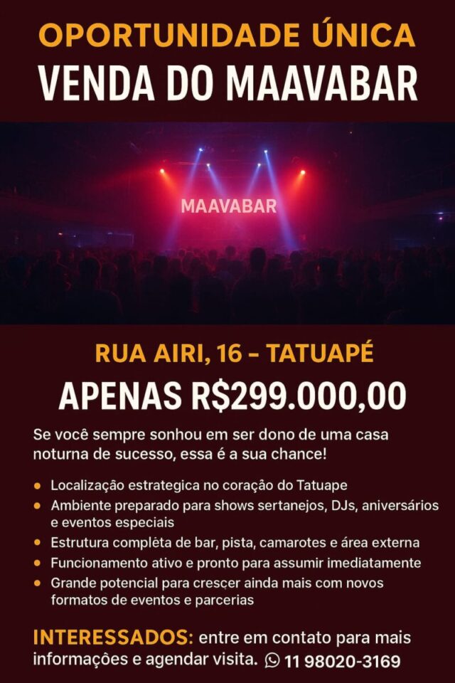 Bar e Balada Restaurante Maavah Sertanejo