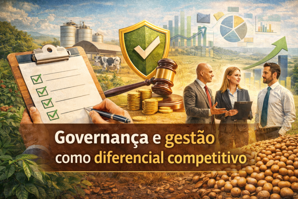 Governança e gestão profissional no agronegócio com foco em controles financeiros, compliance e aumento do valor da empresa agropecuária em 2026