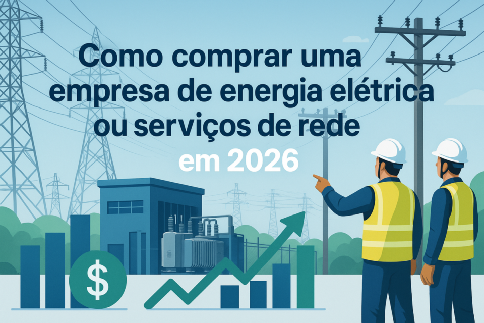 Como comprar uma empresa de energia elétrica ou serviços de rede em 2026: Guia completo para investidores