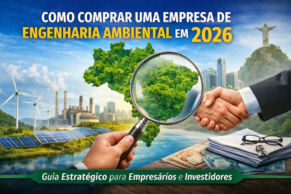 Como comprar uma empresa de engenharia ambiental em 2026: guia estratégico para empresários e investidores
