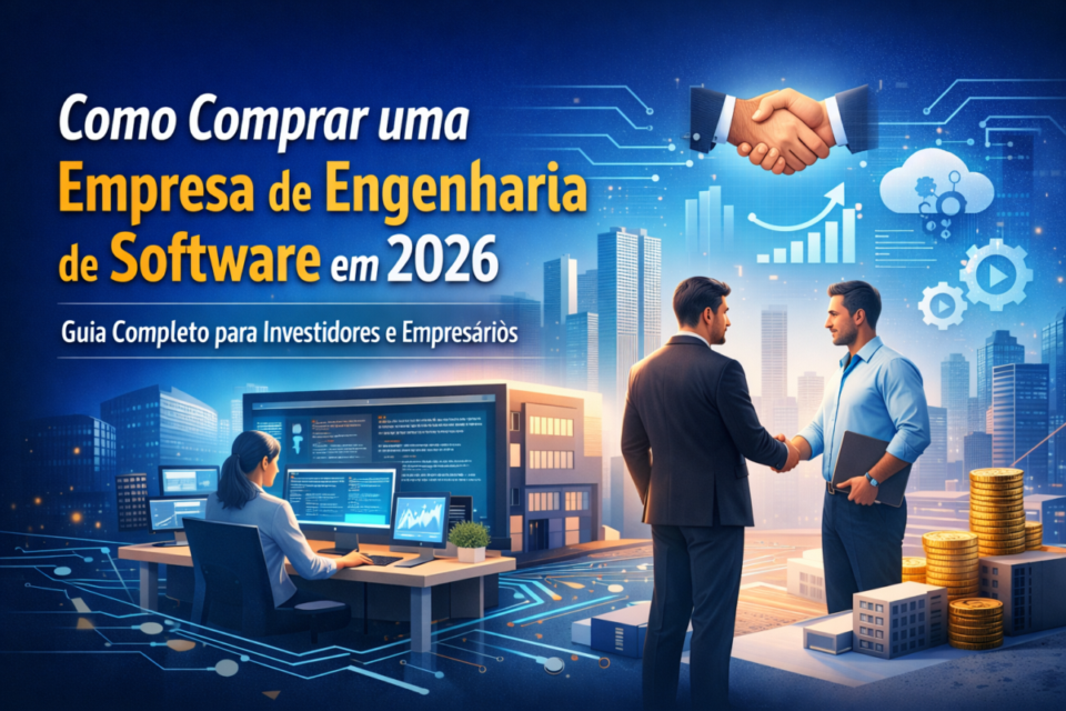 Como comprar uma empresa de engenharia de software em 2026: guia completo para investidores e empresários