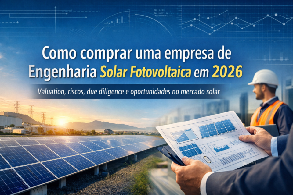 Como comprar uma empresa de engenharia solar fotovoltaica em 2026