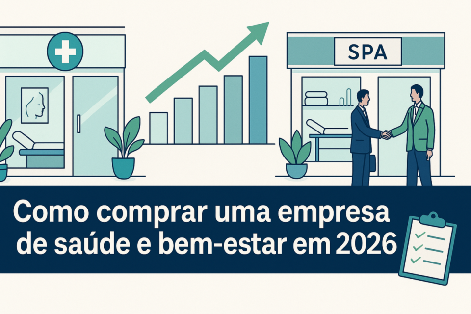 Como comprar uma empresa de saúde e bem-estar (clínicas, spas e estética) em 2026: guia completo para investidores