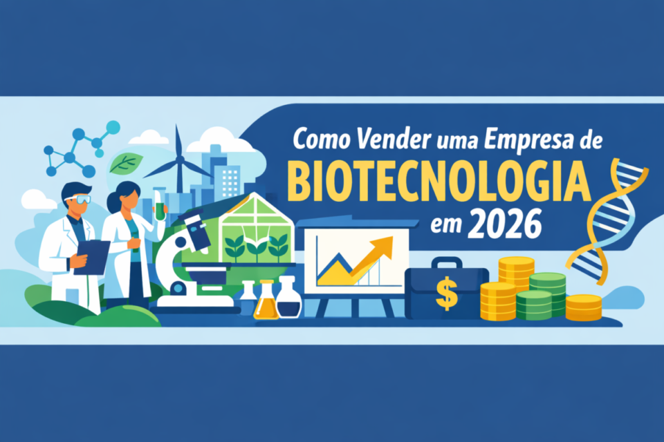 Como vender uma empresa de biotecnologia em 2026: guia completo para maximizar valor e fechar bons negócios