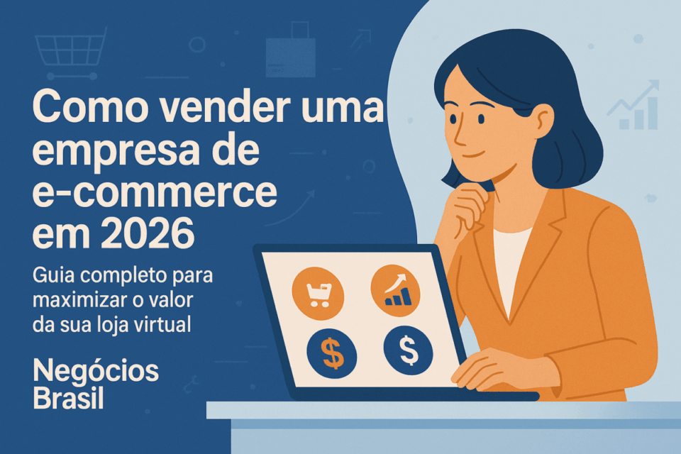 Como Vender uma Empresa de E-commerce em 2026: Guia Completo para Maximizar Valor e Atrair Compradores Qualificados