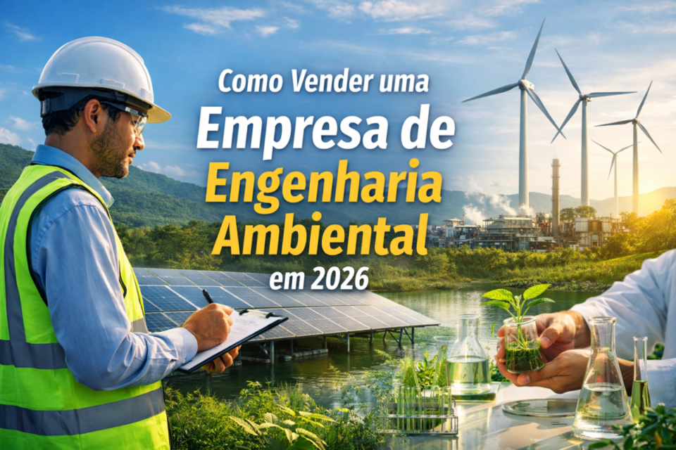 Como vender uma empresa de engenharia ambiental em 2026: guia completo para maximizar valor e fechar bons negócios