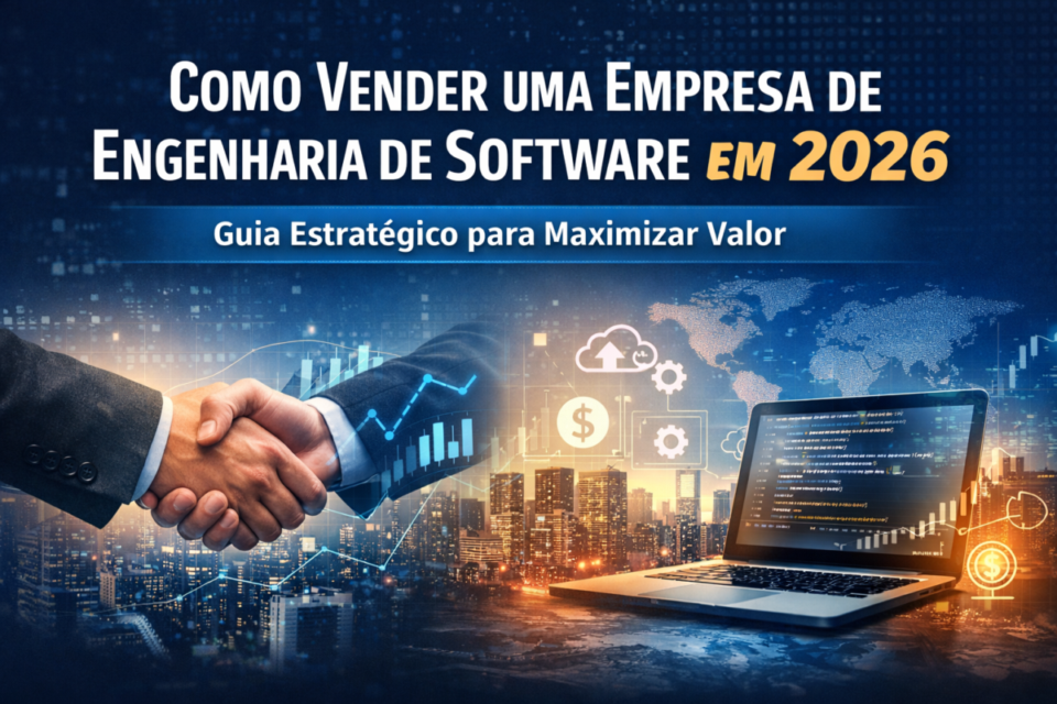 Como vender uma empresa de engenharia de software em 2026: guia estratégico para maximizar valor