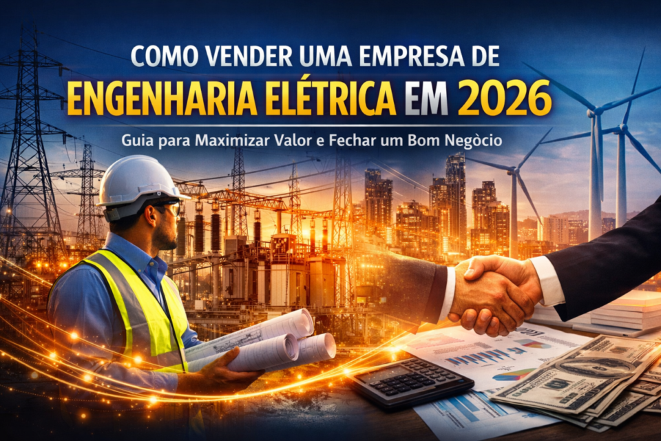 Como vender uma empresa de engenharia elétrica em 2026: guia estratégico para maximizar valor