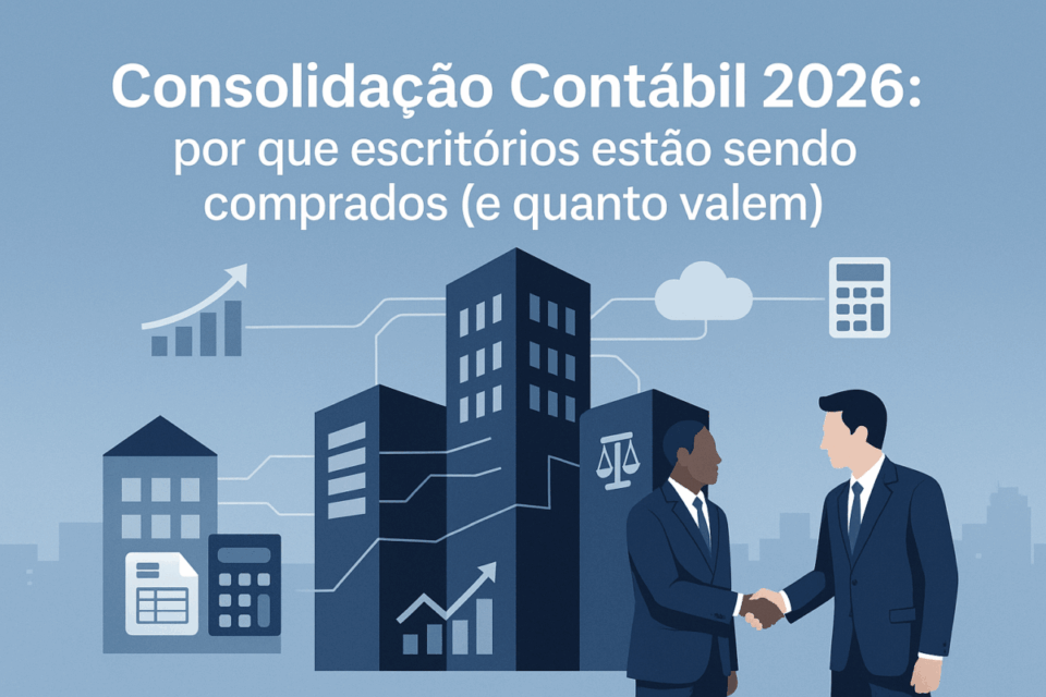 Consolidação Contábil 2026: por que escritórios estão sendo comprados (e quanto realmente valem)