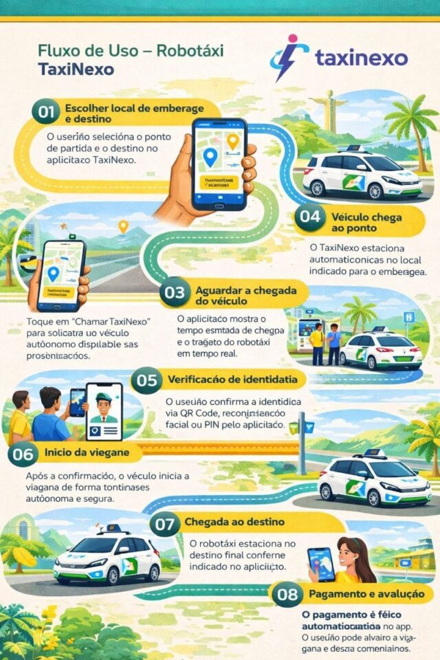 Taxinexo, uma das primeiras empresas de tecnologia de carros autônomos nos