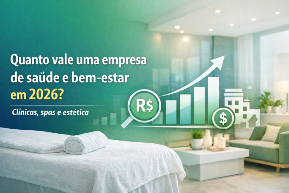 Quanto vale uma empresa de saúde e bem-estar no Brasil em 2026 (clínicas, spas e estética)