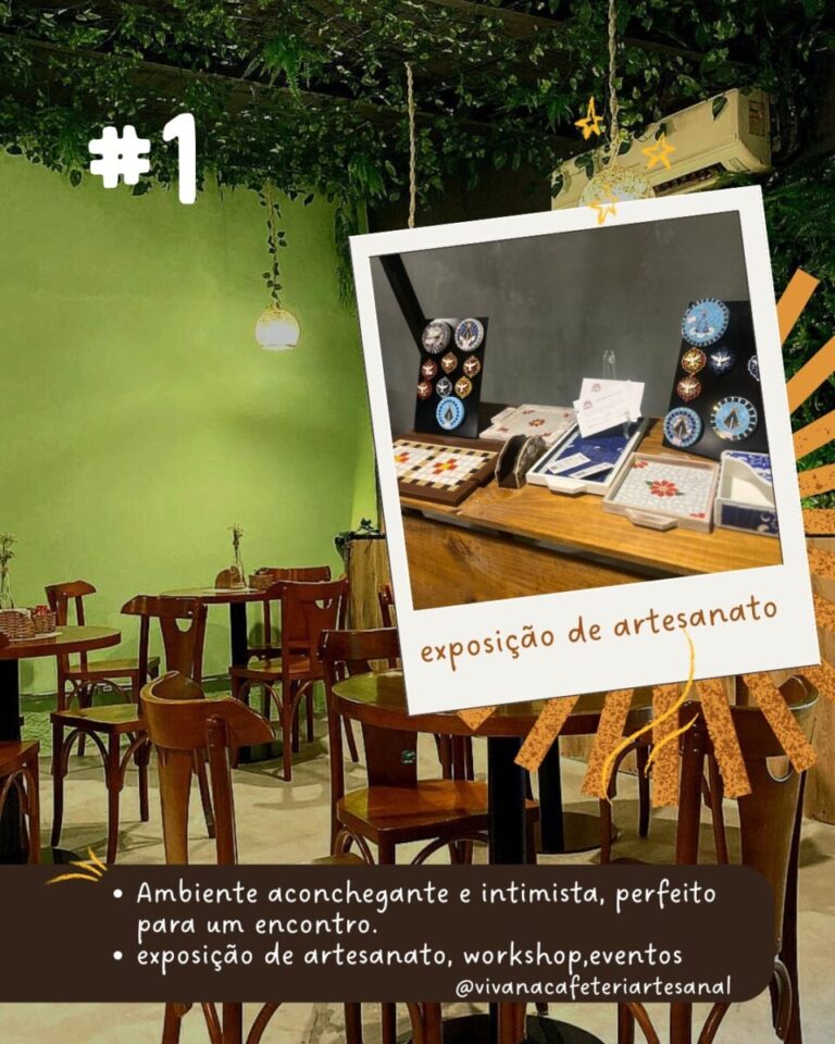 Cafeteria com presentes e flores