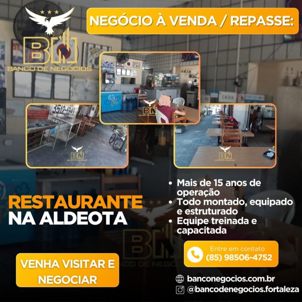 Restaurante  Bar na Aldeota 15 anos no local