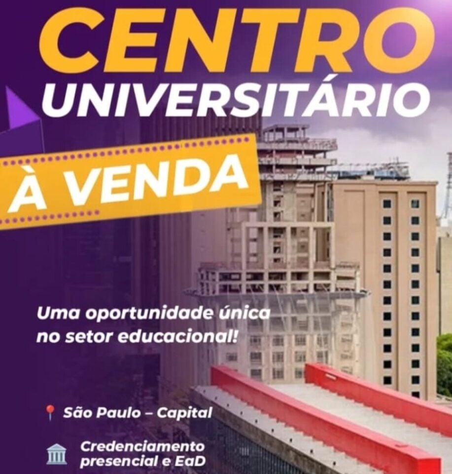 OPORTUNIDADE ÚNICA NO SETOR EDUCACIONAL EM SÃO PAULO