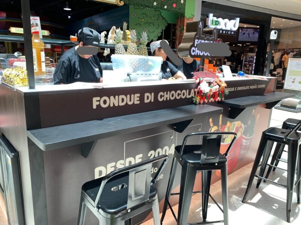 REPASSE – QUIOSQUE FABRÍCA DE CHOCOLATE – SHOPPING METROPOLITANO
