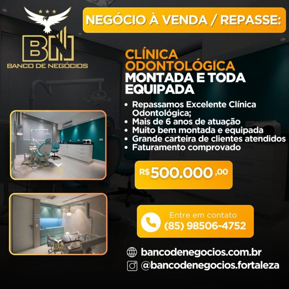 Clínica Odontológica Montada e toda Equipada