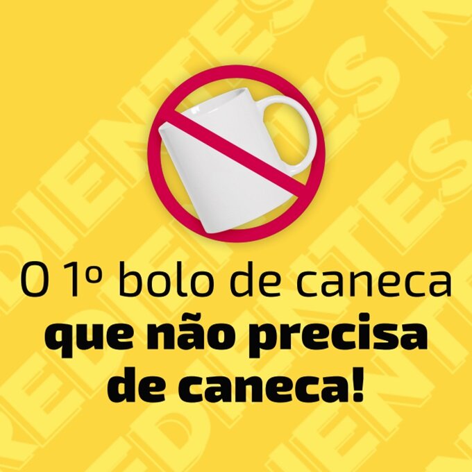 Bolo de caneca Home Office com site nacional
