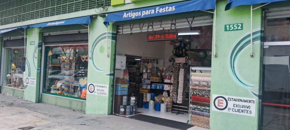 Loja de artigos para festa
