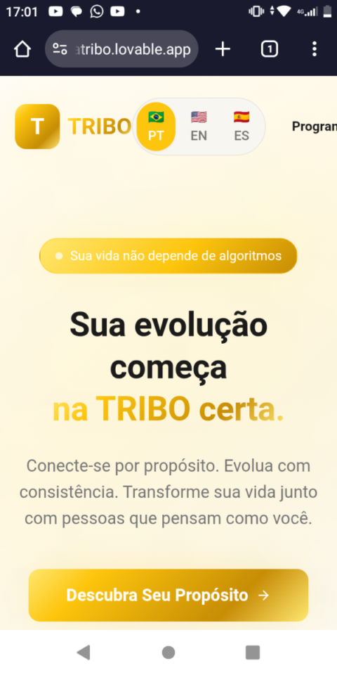 Uma Nova Rede Social A Tribo