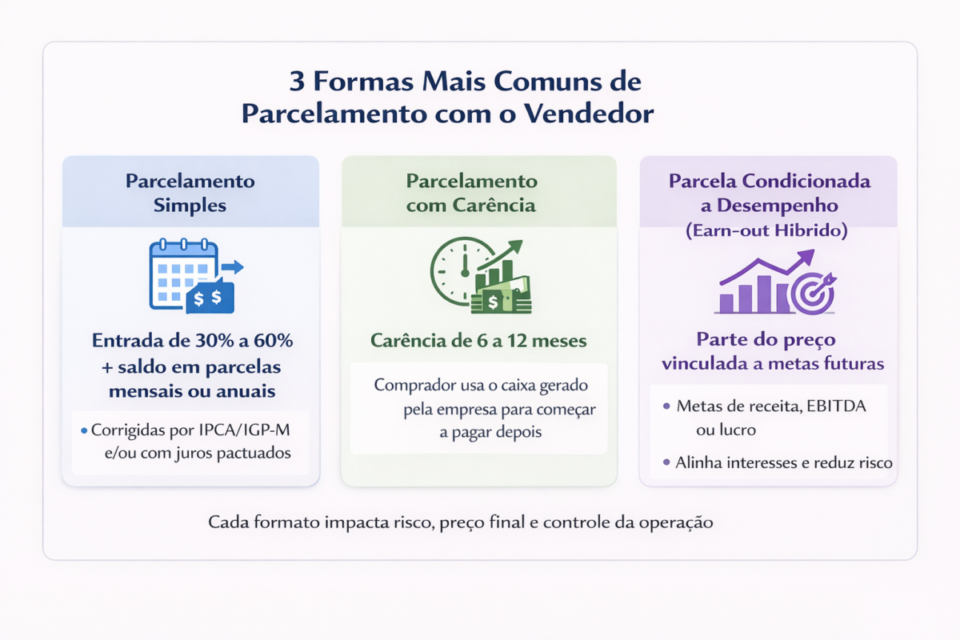 3 Formas Mais Comuns de Parcelamento com o Vendedor