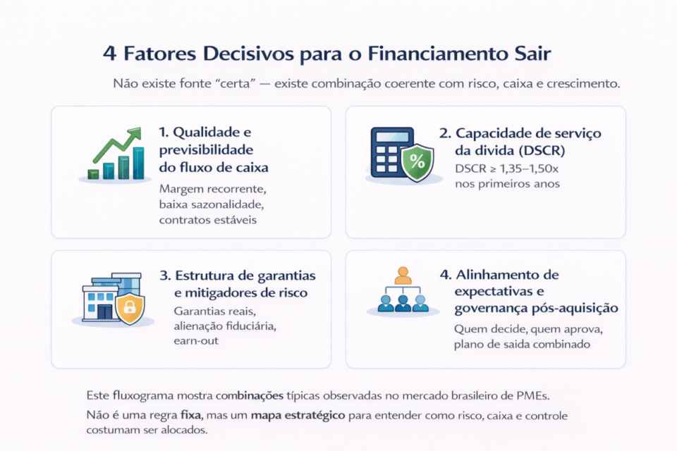 financiar a compra de uma empresa