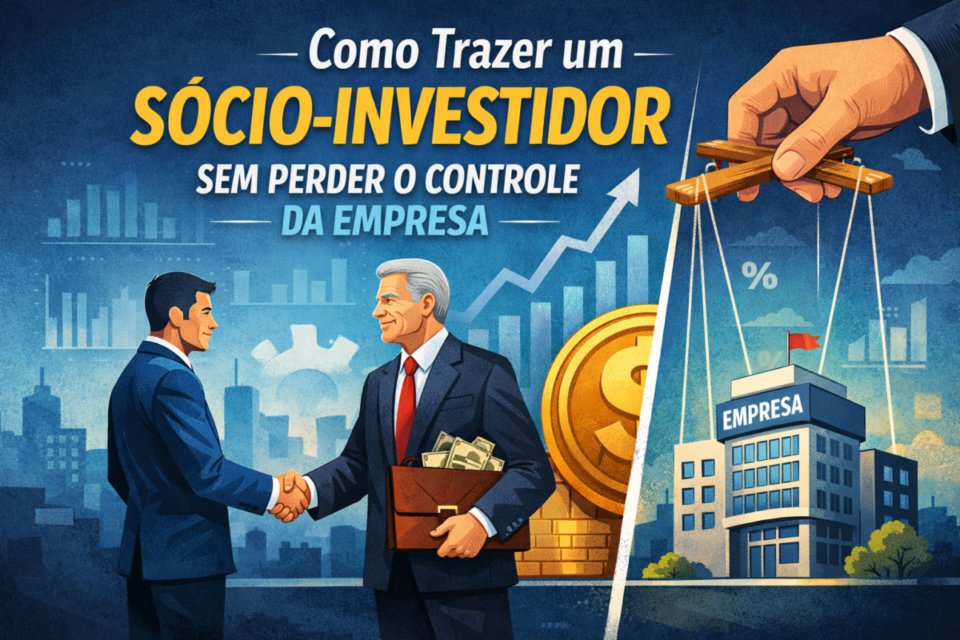 Como trazer um sócio-investidor sem perder o controle da empresa