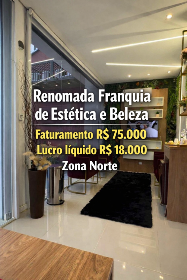 EXCELENTE OPORTUNIDADE NO RAMO DE ESTÉTICA E BELEZA